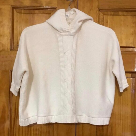 Gap Kids Oversized Hooded Hoodie Poncho Sweater Top Blouse Pullover 4 / 5 XS - Picture 2 of 10